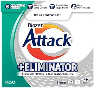 Biozet Attack Plus Eliminator Laundry Powder Detergent, 2 kilograms