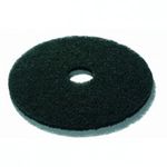 3M HG117-BK Non-Woven Nylon/Polyester Fiber Stripping Floor Pads, 17", Black, 43 cm