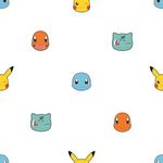 RoomMates Pokémon Character Faces Peel and Stick Wallpaper, RMK12627RL