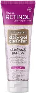 Retinol Anti-Aging Gel Cleanser – Gently Cleans Impurities From Pores & Exfoliates for Soft, Smooth Skin – Antioxidant-Rich Micro-Beads w/ Vitamin A & E Maximize Renewing Benefits Of Retinol