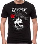 GLOBAL Bullet for My Valentine Men's Raven T-Shirt Black - Black - Medium