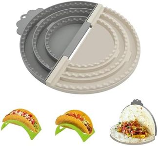 Tortilla Sealer Crimper- For 6"/8"/10" Flour Tortillas, 3 in 1 Crumpet Tortilla Sealer Adjustable, Make Sealed Tacos, Quesadillas Crimper, Burritos & More