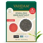 VAHDAM, Original English Breakfast Black Tea Leaves (500 g) 250+ Cups | Non GMO, Gluten Free | Strong, Robust & Aromatic Loose Leaf Tea | FTGFOP1 Long Leaf Grade | Vacuum Sealed