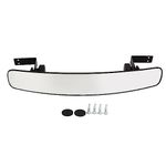 Aramox Golf Cart Center View Mirror for Club Car, Golf Cart Rear View Mirror Curved Design Wide Clear View Easy to Install Replacement