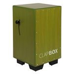 Clapbox Adjustable Snare Cajon CB40- Olive Green, Birch Wood (H:50 W:30 L:30) - 3 Internal Snares