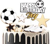 Football Cake Toppers for Boy Birthday 8th 9th 10th 12th 16th 18th- Football Theme Birthday Party Cake Toppers Cake Decorations for Boy Men Birthday