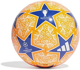 Adidas Unisex Ball (Machine-Stitched) UCL Club Istanbul Football, Solar Orange/White/Team Royal Blue, HZ6926, 5