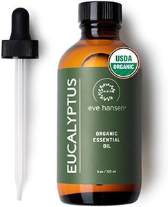 Eve Hansen USDA Certified Organic Eucalyptus Essential Oil 4oz | Topical and Aromatherapy Essential Oil | Organic Eucalyptus Oil for Sauna Essential Oil