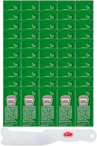 Heinz Relish, Single Serve Packets, 50 Count with By The Cup Spatula Knife