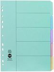 Marbig Manilla A4 5 Tab Dividers, P