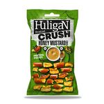 HuligaN Pretzel Crush, Ready to Eat Snack, Flavoured in Honey Mustard Sauce, 18 x 65 Grams