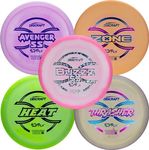 Discraft ESP FLX Winter Understable Five Pack – Cold Weather Starter Set | Perfect for Men, Women, & Kids | Including Zone, Buzzz SS, Thrasher, Heat, Avenger SS