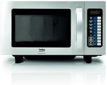 Beko Professional PRO 25IX_BP Mikrowelle, 25 Liter Fassungsvermögen, Edelstahl, 36,4x51,1x31,1 cm, Ohne Drehteller, Keramik Sichtfenster, Gewerblich
