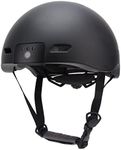 Smart Bike Helmet, 1080p Smart Bicycle Helmet with Front and Back LED Lights, Helmet with Camera, Helmet Video Recorder Smart Bike Helmet for Adults Men Women Cycling (Black)