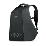 GODS GHOST X 25 ltr Anti Theft 15.6 inch Laptop Tech Backpack for Men, Women, Boys, Girls | Premium bags for Gift | Bike Riding Bag for College, Travel, Office, Flight luggage | Daring Texture | Black