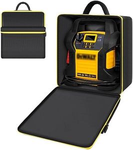 Car Battery Jump Starter Bag Compatible with DEWALT DXAEJ14 Digital Portable Power Station Air Compressor. Portable Battery Charger Carrying Holder for Power Inverter, Charging Cord (Case Only)