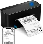 ASprink Shipping Label Printer - 241BT Bluetooth Thermal Label Printer for Small Business, 4X6 Wireless Thermal Printer for Shipping Packages, Compatible with iPhone, Windows, USPS, Amazon, Black