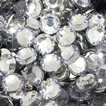 Little Snow Direct® Pack of 1000 Resin Crystal Flat Back Rhinestones Diamante Gems Nail Art & Crafts (Clear, 3mm)