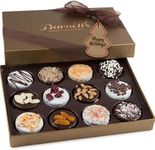 Christmas Gift Baskets, 12 Gourmet Holiday Chocolate Candy Cookies Gifts for Women, Food Delivery Cookie Gift Ideas for Men Grandma Aunt