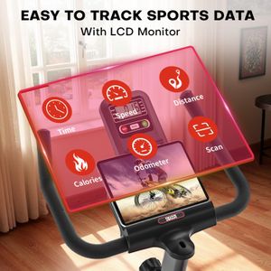 DMASUN Indoor Exercise Bike – Stationary Cycling Fitness Bike