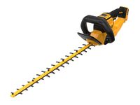 DEWALT DCMHT573N XR FlexVolt Hedge Trimmer 54V Bare Unit, has a high performance brushless motor and dual action, laser cut blades.