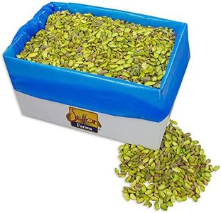 Setton Farms Premium California Raw Pistachio Halves, Bulk Pistachio Split Kernels, Bulk Raw Pistachio Pieces, 5lb Bulk Case, Chopped Pistachios for Baking and Cooking, Green Pistachios Pieces