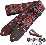 Nefelibata Guitar Strap,Jacquard Em