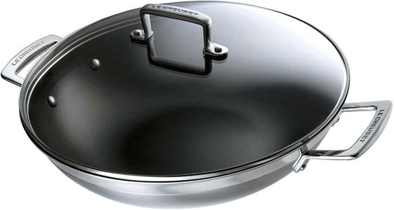 Le Creuset 3-Ply Wok 30cm – Stainless Steel Non-Stick Stir Fry Pan