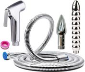 GNEGKLEAN Bathroom Handheld 2M Shower Hose Enema Douche Bidet Cleaning System Kit
