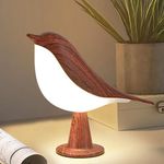 Azazaza Bedside Lamp Touch Dimmable, 3 Modes LED Table Lamp Bird Reading Light with Aromatherapy, USB Type-C Connections Night Light Children Baby Desk Lamp for Bedroom, Warm White Light