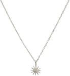 Dogeared Sterling Accomplish Magnificent Things Starburst Reminder 16" Boxed Necklace