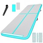 3M Inflatable Gymnastics Tumbling Mat | Air Floor Training Mat | Workout Mat | Exercise Fitness Mat for Gymnastics, Pilates, Yoga, Martial Arts, Home, Outdoor Sport, Gym, Beach, Cheerleading