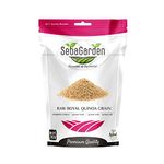 Seba Garden Organic Royal Quinoa, 100% Royal Bolivian Whole Grain Gluten Free, Keto Friendly, Source of Protein, High Fiber Content, Source of Iron, Non GMO (1 Kg)