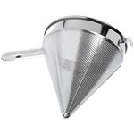 HUBERT® China Cap Strainer Stainless Steel Fine Mesh Chinois Strainer - 12"Dia