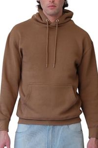 G-Style USA Men's Premium Weight Pullover Hoodie with Metal Eyelets MH13105 Roasted Coconut Large
