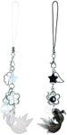 XLMCWT Cute Phone Charms Anime Gojo Geto Inspired Phone Charms Keychain Y2k Star Heart Goldfish Phone Charms Straps Keychains, 15, Acrylic, No Gemstone, White