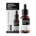 Bare Anatomy Advanced Hair Growth Serum | 3% Redensyl + 4% Anagain + 3% Baicapil + 1% Capilia Longa, Rosemary, Biotin & Rice Extract | Hair growth & Hair fall control serum for Women & Men | 30mL