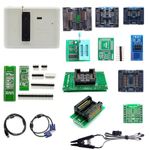 RT809H Programmer 10 Adapters EMMC-Nand Flash Extremely Fast Universal Chip Programmer Kit IC eprom Adapters with Cables ISP Cables TSOP48 TSOP56 CAR/DVD/TV