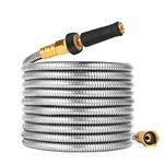 Re Stainless Steel 304 Garden Hose, no Kink Explosion, no bite (50ft)