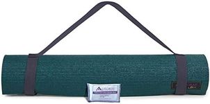 AURORAE ULTRA Extra Long 78" Extra Wide 26" Yoga Mat. Slip Free Rosin & Carry Strap included