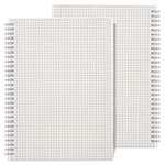 RETTACY Graph Paper Notebook 2-Pack