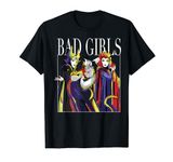 Disney Villains Bad Girls Watercolor Sketch Group Portrait T-Shirt