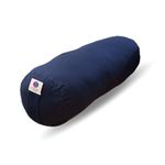 Streetup India® Yoga Bolster for Iyengar Yoga With Premium Cotton Washable Cover (Blue, Standard)