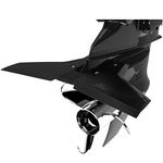 StingRay Hydrofoils - Classic 2 Senior Hydrofoil (Black) for 40-300 HP - Hydrofoil Stabilizer for Outboard/Sterndrive Motors - Made in the USA