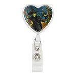 Wizard of Oz Wicked Witch Character Heart Lanyard Retractable Reel Badge ID Card Holder