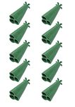 Wigwam Pyramid Cane Tops Garden Bamboo Cane Tripod Support Plant Stake Toppers (10)