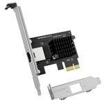 WAVLINK 2.5G Base-T PCIe Network Card, 2500/1000/100Mbps PCI Express Ethernet Adapter with RTL8125B, 2.5G NIC for Windows 11/10/8/8.1/7 & Linux with Low Profile Bracket