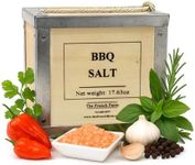 The French Farm Sea Salt BBQ Salt Box 17.64oz – Gourmet French Seasoning for Grilling, Smoking, and Cooking – All-Natural Handcrafted Sea Salt Blend for Meat, Veggies, Premium Culinary Salt