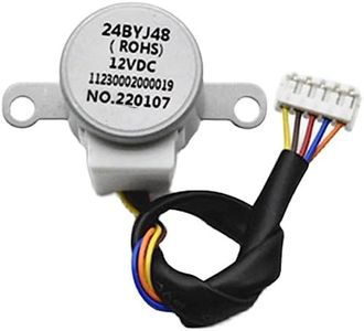 HUAYUWA 24BYJ48 4 Phase 5 Wire DC 12V Stepper Motor Compatible with AUX Air Conditioner Replacement Fan Motor Reduction Gear Motor