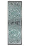 Runner Rug, Maples Rugs [Made in USA][Pelham] 2' x 6' Non Slip Hallway Entry Area Rug for Living Room, Bedroom, and Kitchen - Grey/Blue